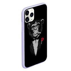 Чехол iPhone 11 Pro матовый Monkey business, цвет: 3D-светло-сиреневый — фото 2