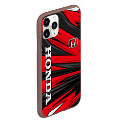 Чехол iPhone 11 Pro матовый Red sport - honda, цвет: 3D-коричневый — фото 2