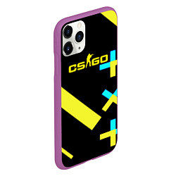 Чехол iPhone 11 Pro матовый Counter strike cybersport, цвет: 3D-фиолетовый — фото 2