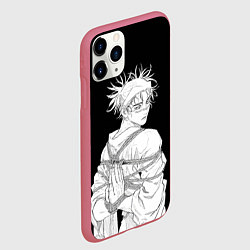 Чехол iPhone 11 Pro матовый Чосо в шибари - Магическая битва, цвет: 3D-малиновый — фото 2