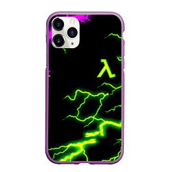 Чехол iPhone 11 Pro матовый Half life atom strom, цвет: 3D-фиолетовый