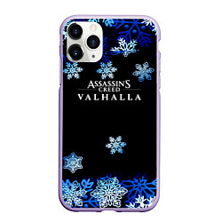 Чехол iPhone 11 Pro матовый Assasins creed winter is coming, цвет: 3D-светло-сиреневый
