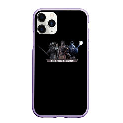 Чехол iPhone 11 Pro матовый The Witcher CD Projekt, цвет: 3D-светло-сиреневый