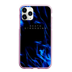 Чехол iPhone 11 Pro матовый Death Stranding souls flame kojima, цвет: 3D-розовый