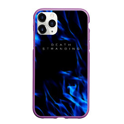 Чехол iPhone 11 Pro матовый Death Stranding souls flame kojima, цвет: 3D-фиолетовый