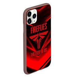 Чехол iPhone 11 Pro матовый Одни из нас geometry redstripes, цвет: 3D-коричневый — фото 2