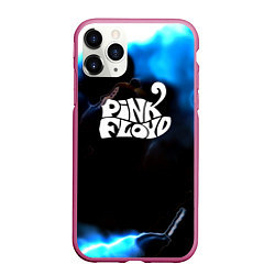 Чехол iPhone 11 Pro матовый Pink floyd абстракт бенд, цвет: 3D-малиновый