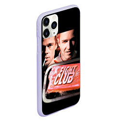 Чехол iPhone 11 Pro матовый Бойцовский клуб мыло, цвет: 3D-светло-сиреневый — фото 2