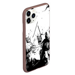 Чехол iPhone 11 Pro матовый Assassins Creed fire, цвет: 3D-коричневый — фото 2