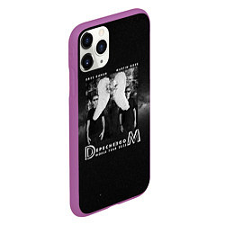 Чехол iPhone 11 Pro матовый Depeche Mode - Memento mori worldwilde tour, цвет: 3D-фиолетовый — фото 2