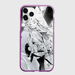 Чехол iPhone 11 Pro матовый Sousou no Frieren, цвет: 3D-фиолетовый
