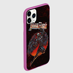 Чехол iPhone 11 Pro матовый Painkiller Judas Priest, цвет: 3D-фиолетовый — фото 2