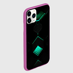 Чехол iPhone 11 Pro матовый Доспехи будущего, цвет: 3D-фиолетовый — фото 2