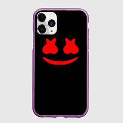 Чехол iPhone 11 Pro матовый Маршмеллоу Comstock, цвет: 3D-фиолетовый