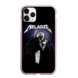Чехол iPhone 11 Pro матовый Meladze - Metallica, цвет: 3D-розовый