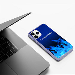 Чехол iPhone 11 Pro матовый Biomutant fire, цвет: 3D-светло-сиреневый — фото 2