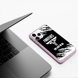 Чехол iPhone 11 Pro матовый The last of us краски, цвет: 3D-розовый — фото 2
