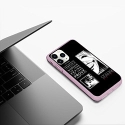 Чехол iPhone 11 Pro матовый Commandments of Carthenon Temple, цвет: 3D-розовый — фото 2