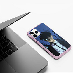 Чехол iPhone 11 Pro матовый Solo leveling - Сон Джин Ву, цвет: 3D-розовый — фото 2