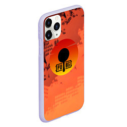 Чехол iPhone 11 Pro матовый PUBG game orange, цвет: 3D-светло-сиреневый — фото 2