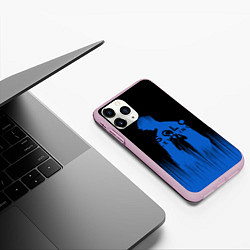 Чехол iPhone 11 Pro матовый Sung Jin Woo blue Shadow, цвет: 3D-розовый — фото 2