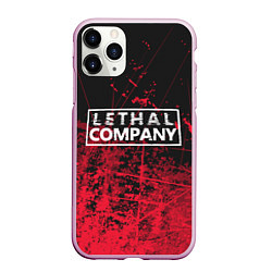 Чехол iPhone 11 Pro матовый Lethal Company: Red Trail, цвет: 3D-розовый