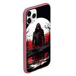 Чехол iPhone 11 Pro матовый Stalker 2 ghost, цвет: 3D-малиновый — фото 2