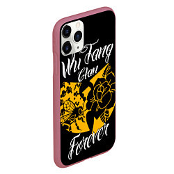 Чехол iPhone 11 Pro матовый Wu tang forever, цвет: 3D-малиновый — фото 2