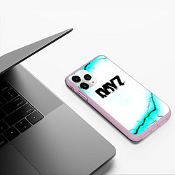 Чехол iPhone 11 Pro матовый Dayz текстура молнии, цвет: 3D-розовый — фото 2