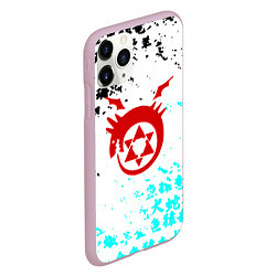Чехол iPhone 11 Pro матовый Fullmetal Alchemist japan, цвет: 3D-розовый — фото 2