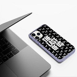 Чехол iPhone 11 Pro матовый Одни из нас цикады паттерн, цвет: 3D-светло-сиреневый — фото 2