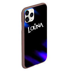 Чехол iPhone 11 Pro матовый Louna neon bend, цвет: 3D-коричневый — фото 2