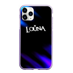Чехол iPhone 11 Pro матовый Louna neon bend, цвет: 3D-светло-сиреневый
