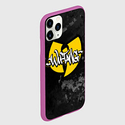 Чехол iPhone 11 Pro матовый Wu tang clan logo, цвет: 3D-фиолетовый — фото 2
