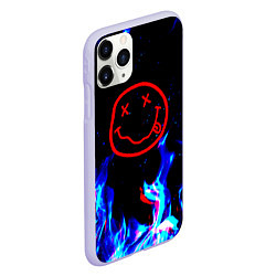Чехол iPhone 11 Pro матовый Nirvana flame, цвет: 3D-светло-сиреневый — фото 2