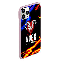 Чехол iPhone 11 Pro матовый Apex legens storm, цвет: 3D-розовый — фото 2