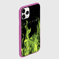 Чехол iPhone 11 Pro матовый Destity огненный стиль, цвет: 3D-фиолетовый — фото 2