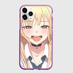 Чехол iPhone 11 Pro матовый Эта фарфоровая кукла Марин, цвет: 3D-фиолетовый