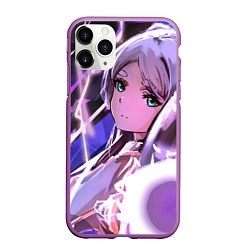 Чехол iPhone 11 Pro матовый Sousou no Frieren Фрирен magic, цвет: 3D-фиолетовый