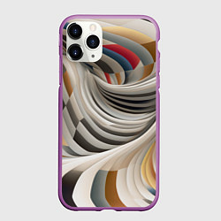 Чехол iPhone 11 Pro матовый Спиральная галактика