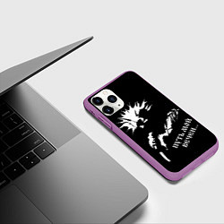 Чехол iPhone 11 Pro матовый Киш горшок некромант, цвет: 3D-фиолетовый — фото 2