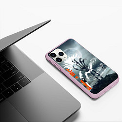 Чехол iPhone 11 Pro матовый Киш востание, цвет: 3D-розовый — фото 2