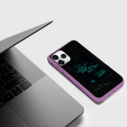 Чехол iPhone 11 Pro матовый Your komfort zone will kill you, цвет: 3D-фиолетовый — фото 2