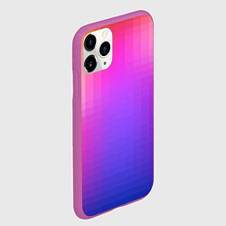 Чехол iPhone 11 Pro матовый Gradient 8-bit, цвет: 3D-фиолетовый — фото 2