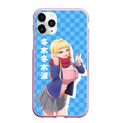 Чехол iPhone 11 Pro матовый Dosanko Gyaru Is Mega Cute - Fuyuki Minami, цвет: 3D-розовый