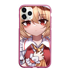 Чехол iPhone 11 Pro матовый Touhou Project Flandre милая улыбка