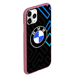 Чехол iPhone 11 Pro матовый Bmw абстракция, цвет: 3D-малиновый — фото 2