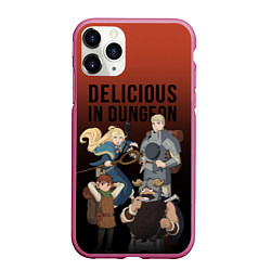 Чехол iPhone 11 Pro матовый Delicious in Dungeon, цвет: 3D-малиновый