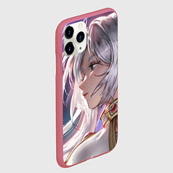 Чехол iPhone 11 Pro матовый Sousou no Frieren, цвет: 3D-малиновый — фото 2