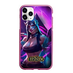 Чехол iPhone 11 Pro матовый League of Legends Kaisa Kda style